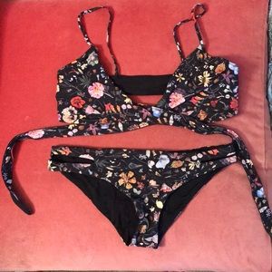 L*Space 2 piece wrap bikini